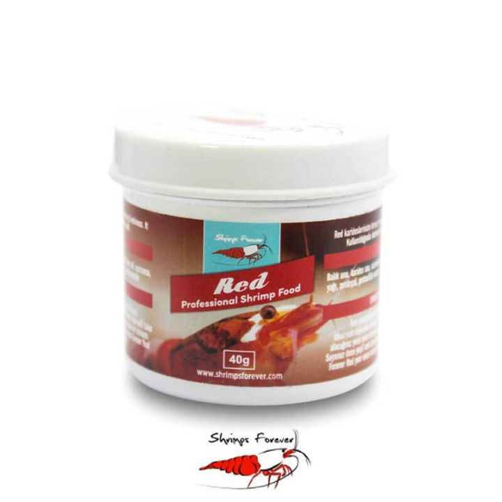 Shrimps Forever Red – Nourriture pour crevettes