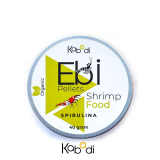 Kabadi Ebi Pellets Spirulina – nourriture crevettes 100% végétale à la spiruline